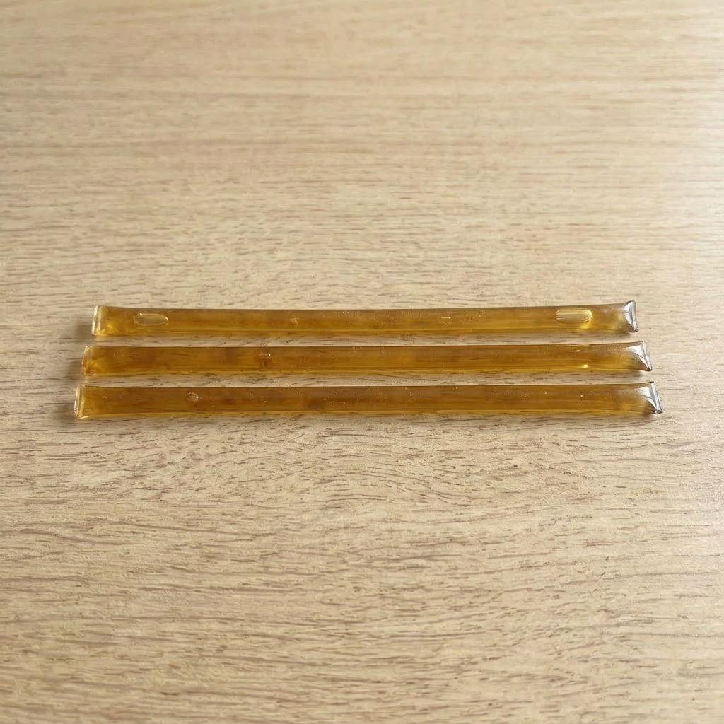 All-natural honey stick with pop-top seal included in the Mycelium Experience Kit